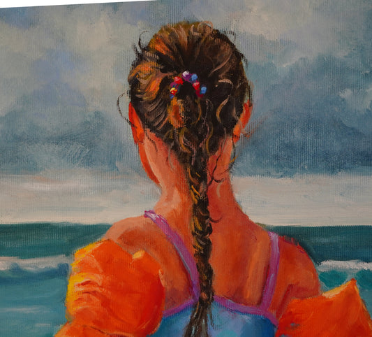 GesichertAberUnsicher, Ölgemälde 50 x 60 cm