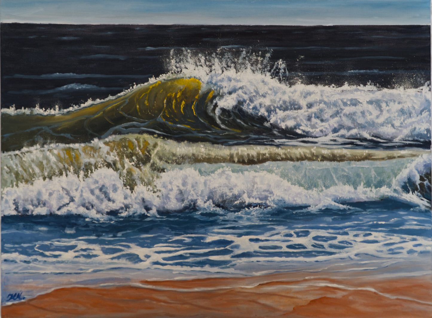 Kraft und Ruhe, 60 x 80 cm , Öl auf Leinwand/Keilrahmen