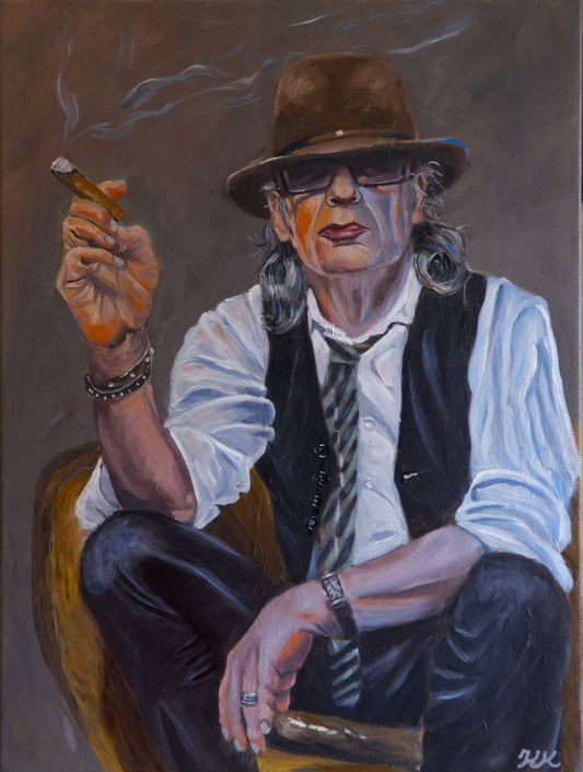 Udo Lindenberg – Original-Ölgemälde, 60 × 80 cm