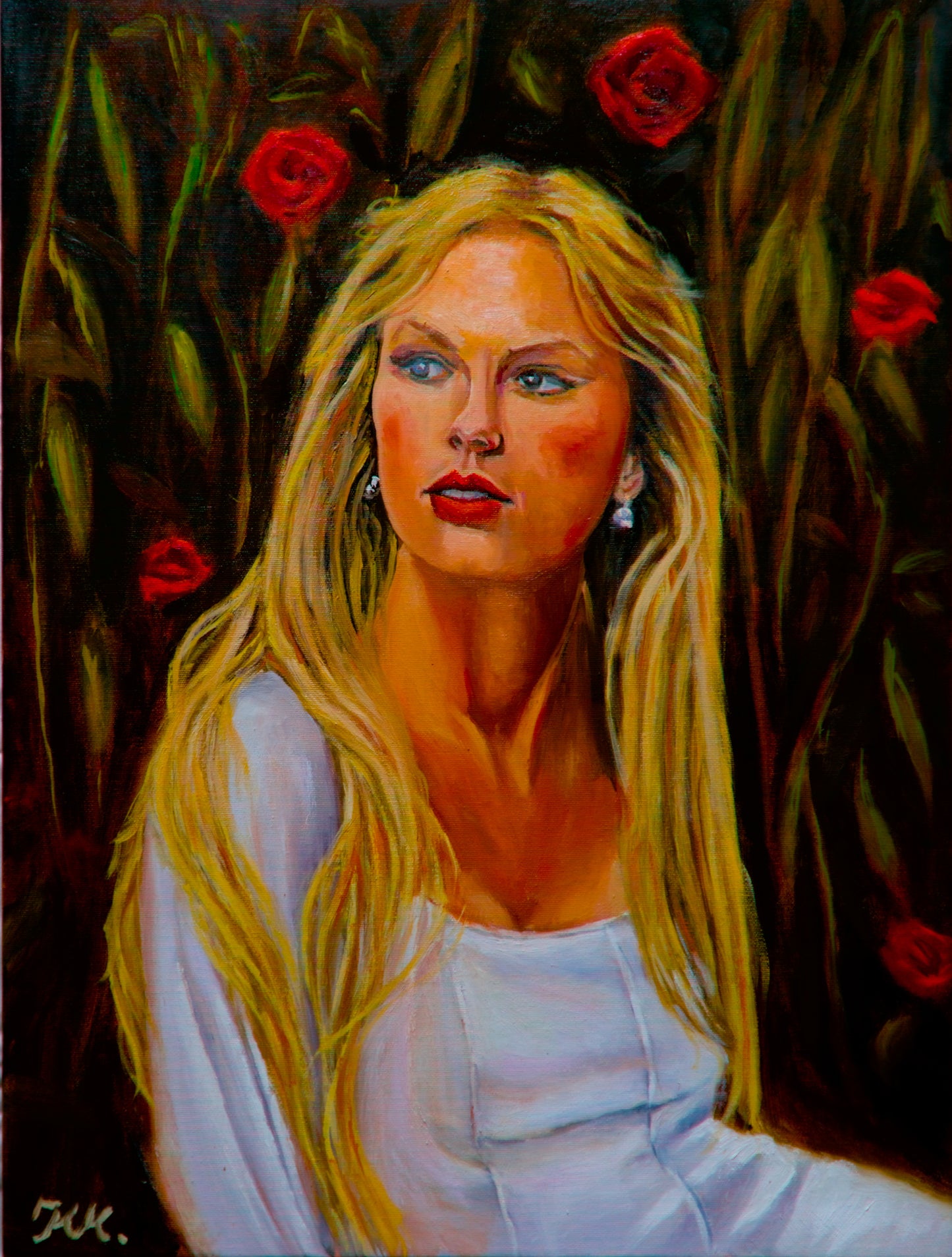 Taylor Swift- Ophelia, Oil-Malerei,