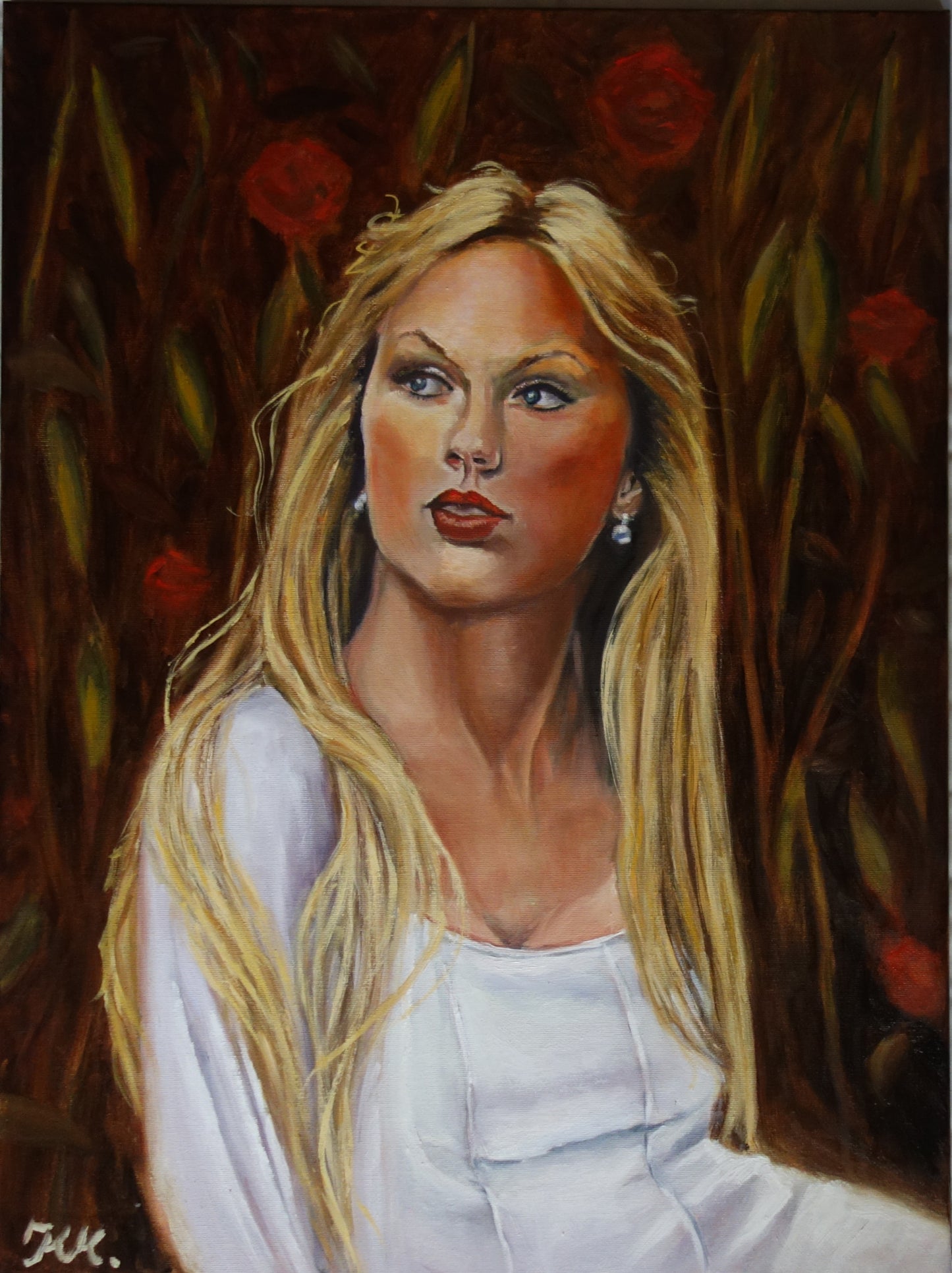 Taylor Swift- Ophelia, Oil-Malerei,