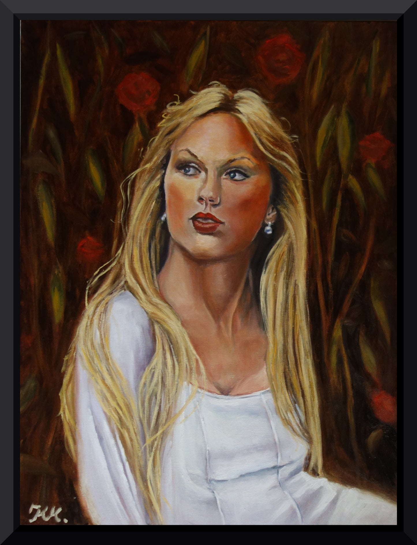 Taylor Swift- Ophelia, Oil-Malerei,