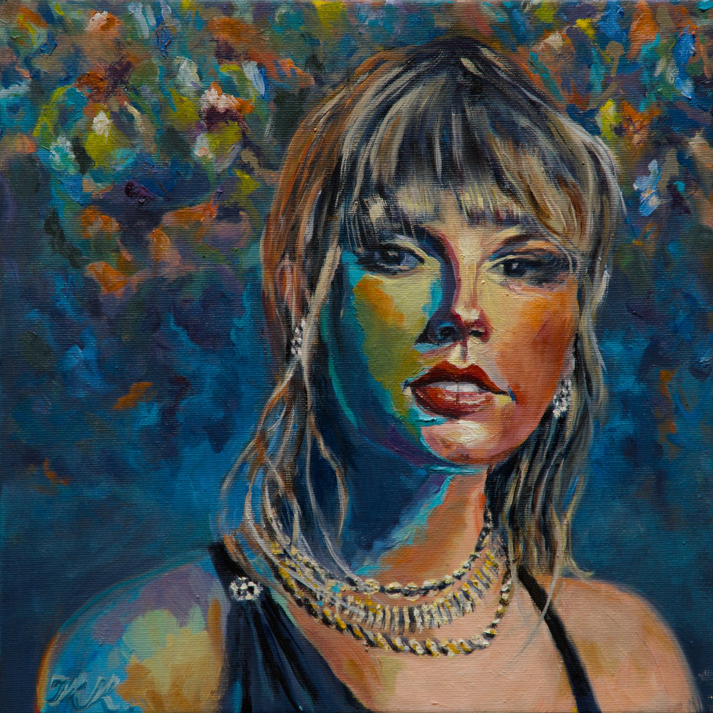 Taylor Swift – Portrait, Öl auf Leinwand, Klaus-U. Krege