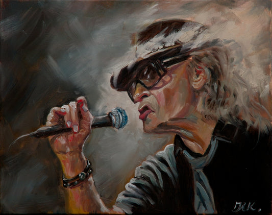Udo Lindenberg– Portrait, Öl auf Leinwand, Klaus-U. Krege